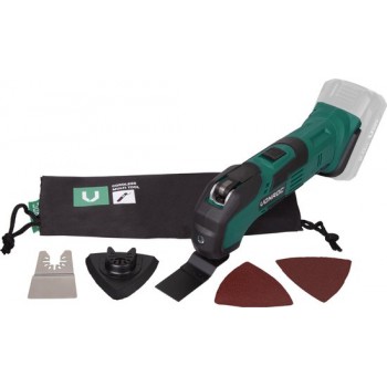 VONROC Accu Multitool – VPower 20V (zonder accu & lader) – Incl. accessoires & opbergtas