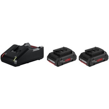 Bosch Professional ProCORE18V - Gereedschapsaccu -  Met 2 x accu ProCORE18V 4.0Ah + lader GAL 18V-40