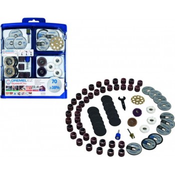 725JA, 70-delige multifunctionele EZ SpeedClic accessoire set