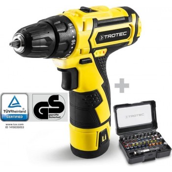 Trotec accu boormachines PSCS 11-12V & PSCS 32 delige bit-set