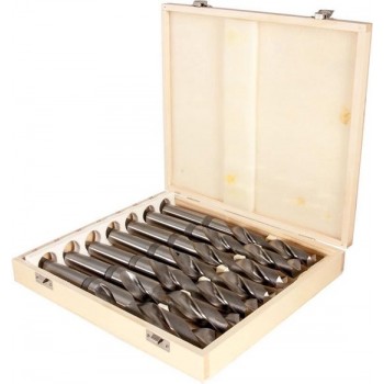 Set HSSE spiraalboren, geslepen, 7-delig HB522-MTB3 DIN 345 / 24 - 30mm