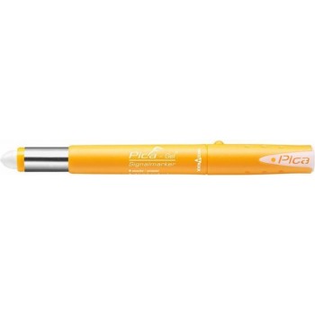 Pica Gel Markeerstift 2-8 mm voor vettige en natte ondergrond temperatuur bestendig tot 70 graden - Wit