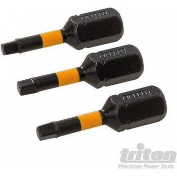 Triton Vierkante impact schroefbit, 3 pk. R1, 25 mm