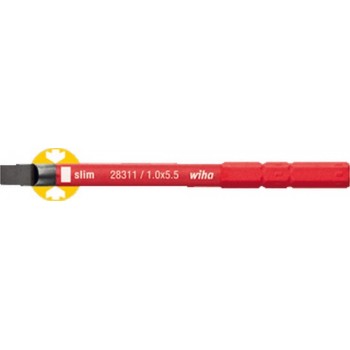 Wiha Softfinish Electric Werkplaats Plat Verwisselbare Blad 5.5 Mm 75 Mm Geschikt Voor Wiha Torque