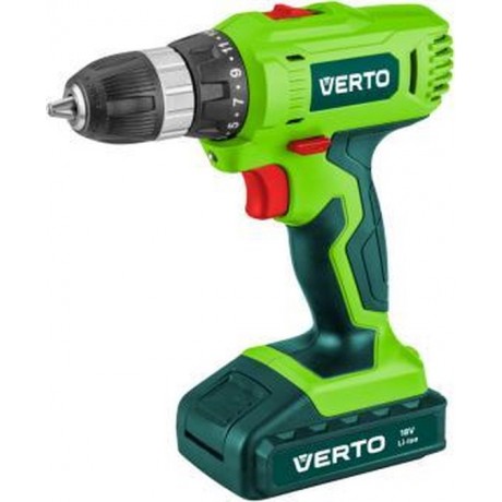 Accu boormachine 18 Volt LI-ION, 39 Nm, - VERTO