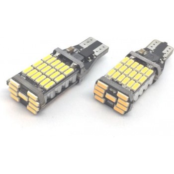 T15 WY16W LED Oranje Canbus knipperlichten (set)