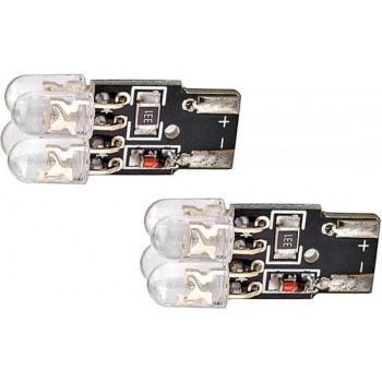Evo Formance Autolampen T10 Led 12 Volt 1,2 Watt Blauw 2 Stuks