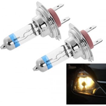 2 STKS H7 12V / 55W / 4300K ​​/ 2100lm Xenon auto koplamp lampen, warm wit