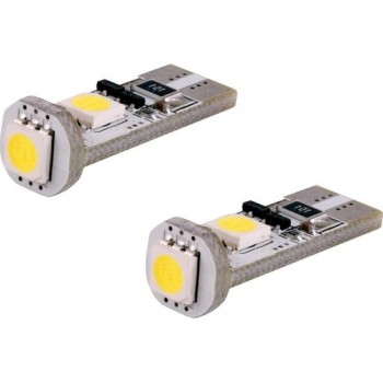 Race Sport Autolampen T10 Smd Led Storingsvrij 12 V 5 W Wit 2 St