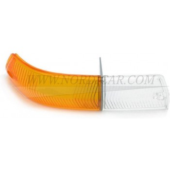 RAW glas R oranje/wit