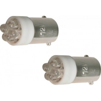 Carpoint Autolampen T4w Led 12 Volt 1 Watt Wit 2 Stuks