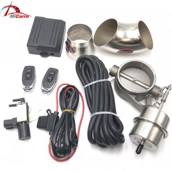 MiCarro elektrisch uitlaatklep systeem 63,5 mm Universeel - Complete Set