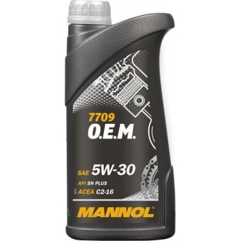1 Liter Mannol 5W-30 7709 O.E.M Toyota en Lexus - Motorolie voor auto’s en bestelbussen. Speciale motorolie.