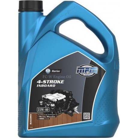 Buitenboordmotor 4 takt motorolie 25W40 FC-W - 5 liter