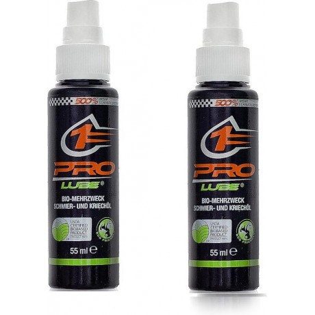 ProLube Bio smeerolie/ kettingolie 55 ml pompspray - 2 stuks