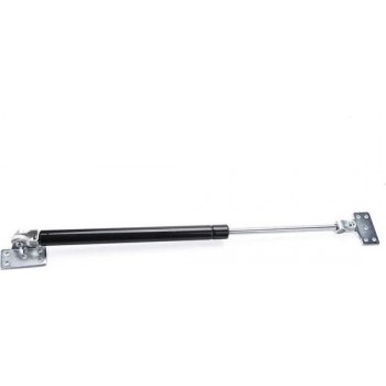 Universele gasveer (gasdrukveer) met beugels (350N/35kg, 490 mm, zwart)