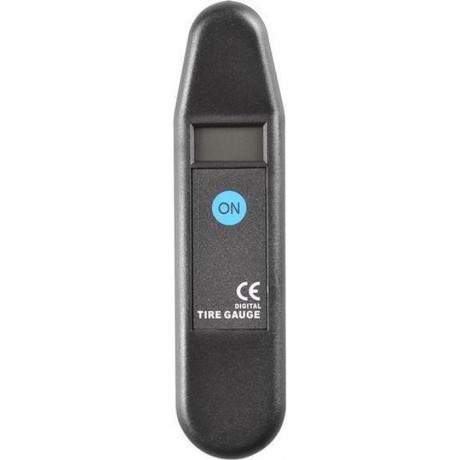 Auto bandenspanningsmeter digitaal op batterij 14 cm - Motor/caravan/camper/aanhanger/vrachtwagen/SUV/truck/personenauto