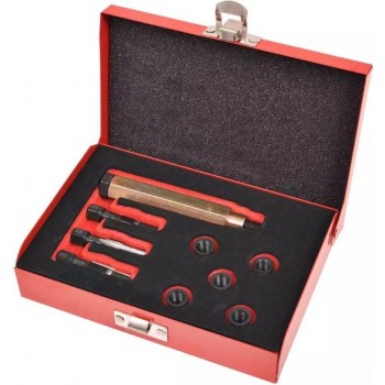 vidaXL Gloeibougie draad reparatie set M9 x 1.0 mm 9-delig