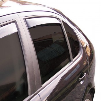 ClimAir Zijwindschermen Master Dark (achter) Hyundai i10 5 deurs 2014-
