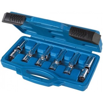 Silverline 6-delige gloeibougie doppenset 3/8" / 8-16 mm