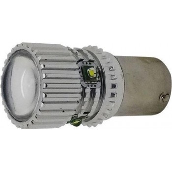 AutoStyle BA15S Lamp 5Q Hyper LED 25W/12V Wit 8000K, per stuk (Cree LED)