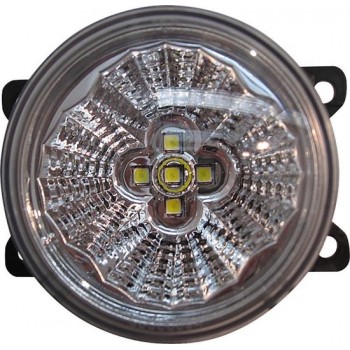 AutoStyle Set universele DRL lampen - 90mm - t.v.v. mistlampen met 4-punts Valeo montage (E-Keur R87)