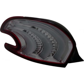 AutoStyle Set LED Achterlichten passend voor Peugeot 208 2012-2015 excl. CC/SW - Rood/Smoke