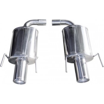InoXcar 100% RVS Dubbele Sportuitlaat passend voor Alfa Romeo 159 2.4 JTD (200pk) 2005- Links/Rechts 102mm