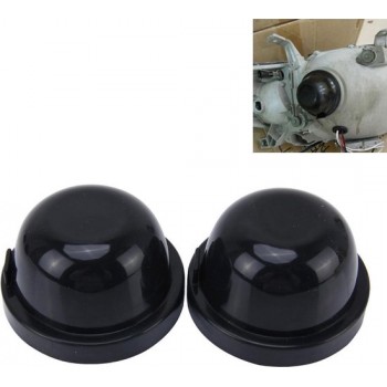 2 STKS Universele Auto LED Koplamp HID Xenon Lamp Siliconen Stofkap Seal Caps voor Auto Retrofit, binnendiameter: 7.5 cm