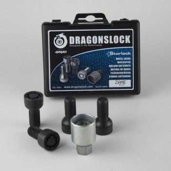 Dragonslock Velgenslot - Wielslot Set Mercedes SLC Vanaf 2016 - Verzinkt - Zwart Gecoat - Beste Keus