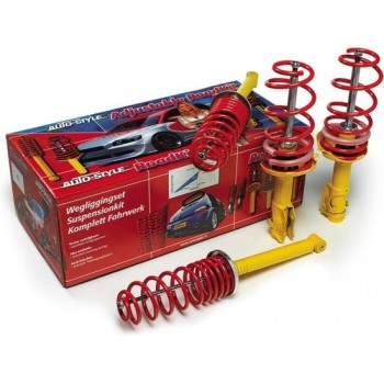 AutoStyle verlagingsveren + dempers passend voor Volkswagen Bora 1.8/1.8T/2.3 V5/1.9 TDi 1998-2005 35mm