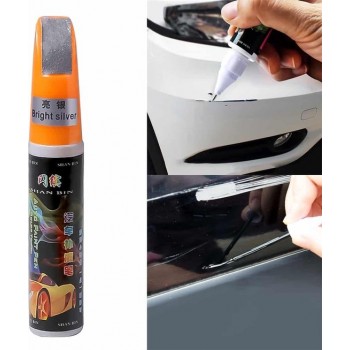 Auto Kras Reparatie Auto Care Kras Remover Onderhoud Paint Care Auto Paint Pen (Bright Silver)