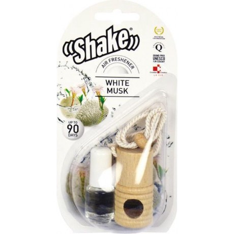 Shake Auto Luchtverfrisser - Autoparfum - Autogeur - White Musk