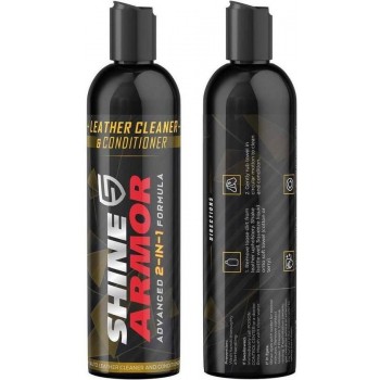 Shine Armor - Car leather cleaner & Conditioner - Autoleder reiniger - Proper interieur - Voor lederen autozetels