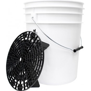 CARDETAIL Autowas Emmer 20 Liter - Auto Emmer Set Met Dirt Guard Vuil Rooster