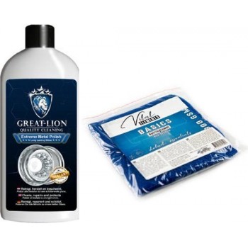Extreme Metal Polish 450ml en Basic Buffingtowel – Combideal