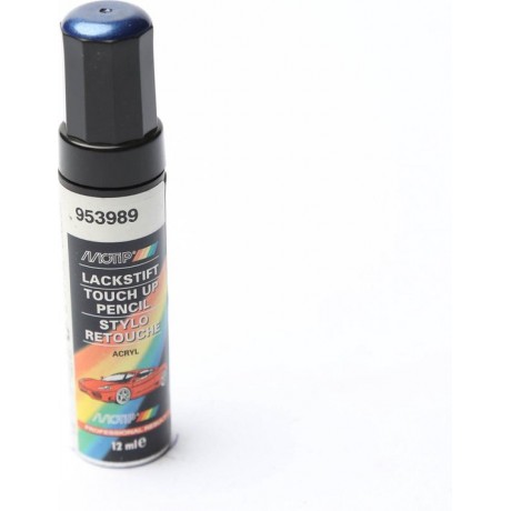 Motip 953989 - Auto lakstift - Blauw Metallic - 12 ml