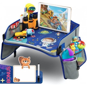 Reistafel Auto Kind Tekentafel Onderweg Speeltafel Vliegtuig Opvouwbaar Organizer Plezier Voor Kinderen Autorit Vakantie