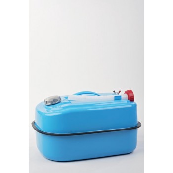 Minalco benzine jerrycan - 20 Ltr metaal - laag model - ocean blue