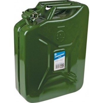 Benzine Jerrycan Metaal - Groen - 20 liter benzinekan Tüv-Goedgekeurd