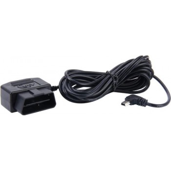 Auto Auto 16-pins OBD-oplaadkabel Micro-USB-stroomadapter voor GPS-tablet E-dog telefoon, kabellengte: 2m