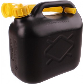 Dunlop Jerrycan 5 Liter Met Flexibele Vulslang Kunststof Zwart
