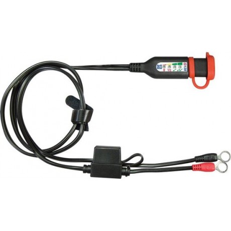 TecMate OptiMate MONITOR O-128, Permanente accukabel met geïntegreerde accustatus- / laadsysteemmonitor voor 12V lood-zuur