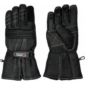 Leren Handschoenen Winter Motor Scooter Maat M - Met Thinsulate Voering