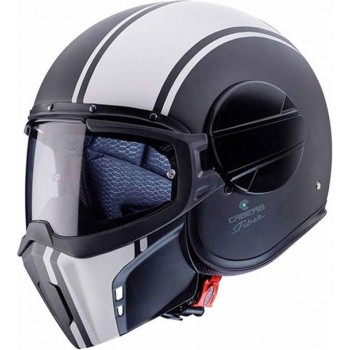 Caberg Ghost Legend Helm Zwart Wit