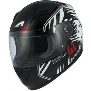 ASTONE integraalhelm GTK Kid Predator zwart wit