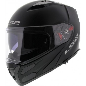 LS2 FF324 Metro FFS Systeemhelm - Motorhelm - Mat Zwart - Maat XL