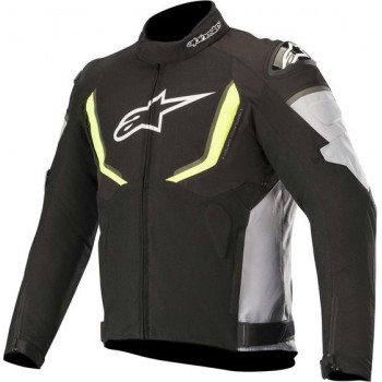 ALPINESTARS T-GP R V2 WATERPROOF ZWART GRIJS GEEL FLUO MOTORJAS S