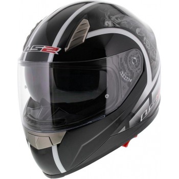 LS2 FF384 Dream Integraalhelm - Motorhelm - Glans Zwart - Maat XL