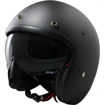 ESCOOT *RETROHELM DELUXE* scooter - vespa - helm - jethelm - scooterhelm - motor - brommer